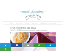 Tablet Screenshot of mealplanningmommies.com